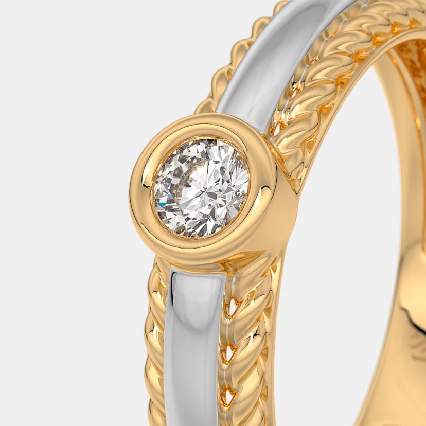 The Benton Solitaire Ring For Him - image 4