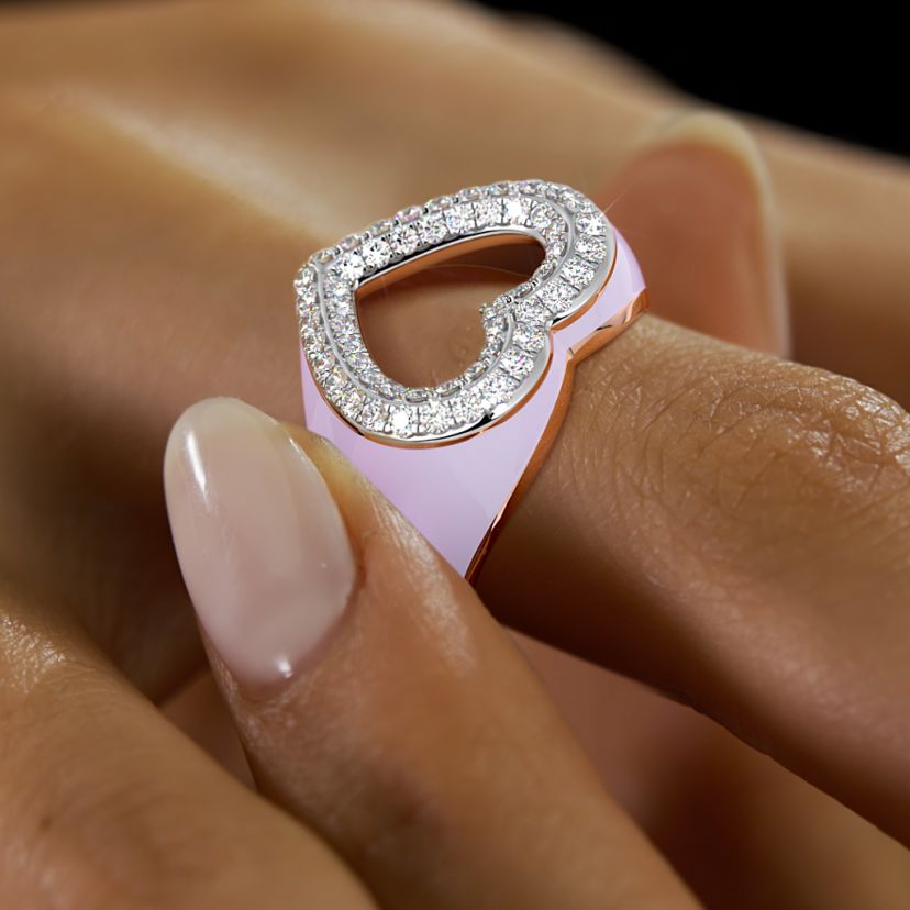 The Lavender Heart Ring - image 6