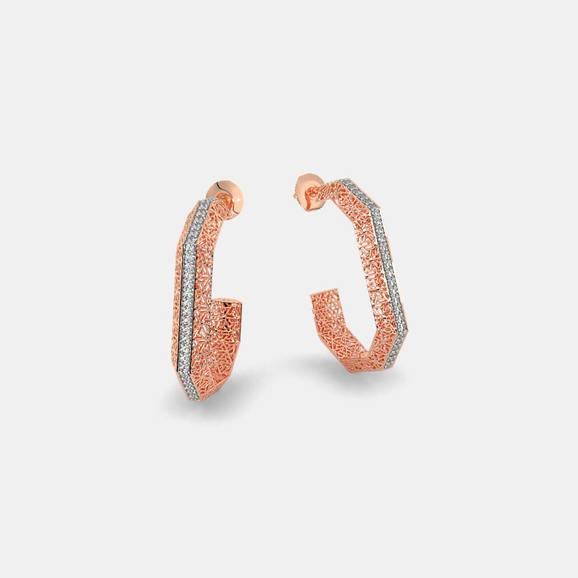 The Velvet Vista J Hoop Earrings - image 6