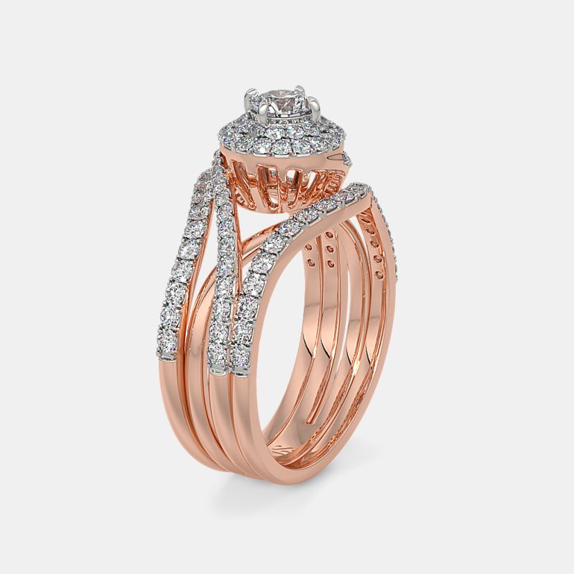 The Veloura Bridal Ring Set - image 10