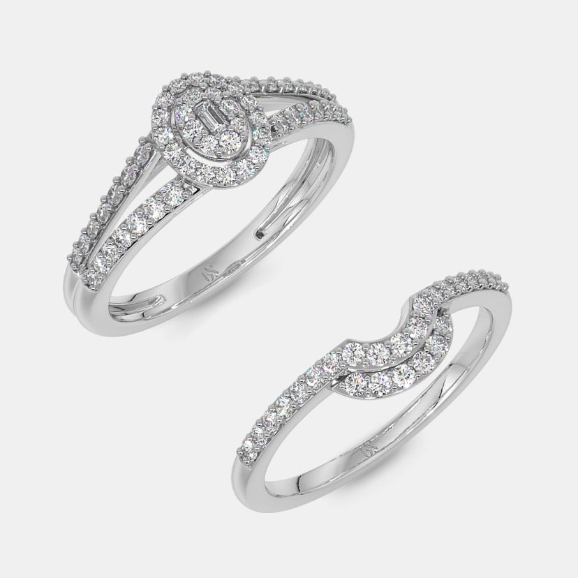 The Ethereal Tide Bridal Ring Set - image 7