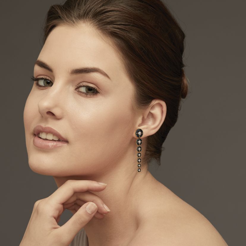 The Astral Noir Dangler Earrings - image 3