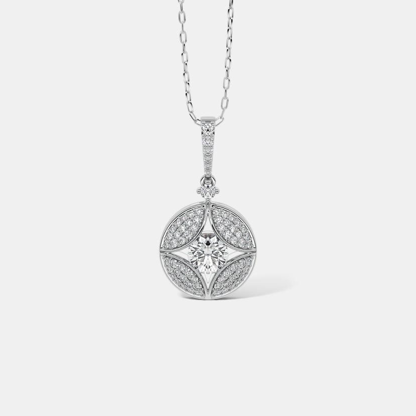 The Olivena Solitaire Pendant - image 5