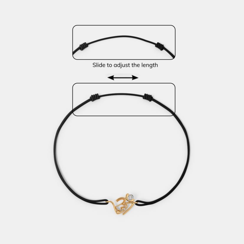 The Rhythmic Aum Cord Bracelet - image 6