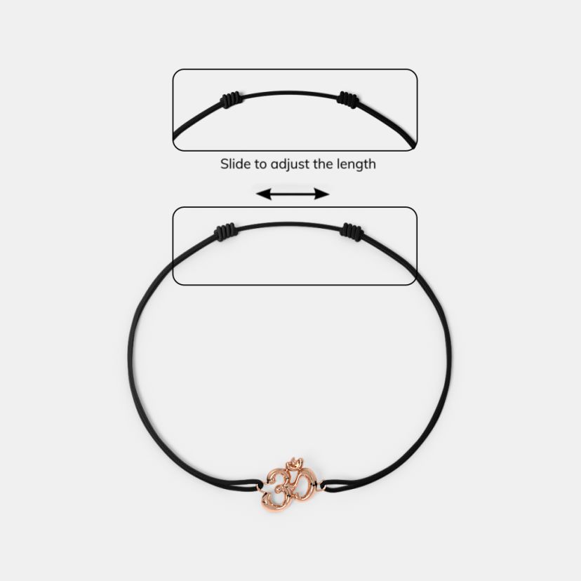 The Aksara Om Cord Bracelet - image 6