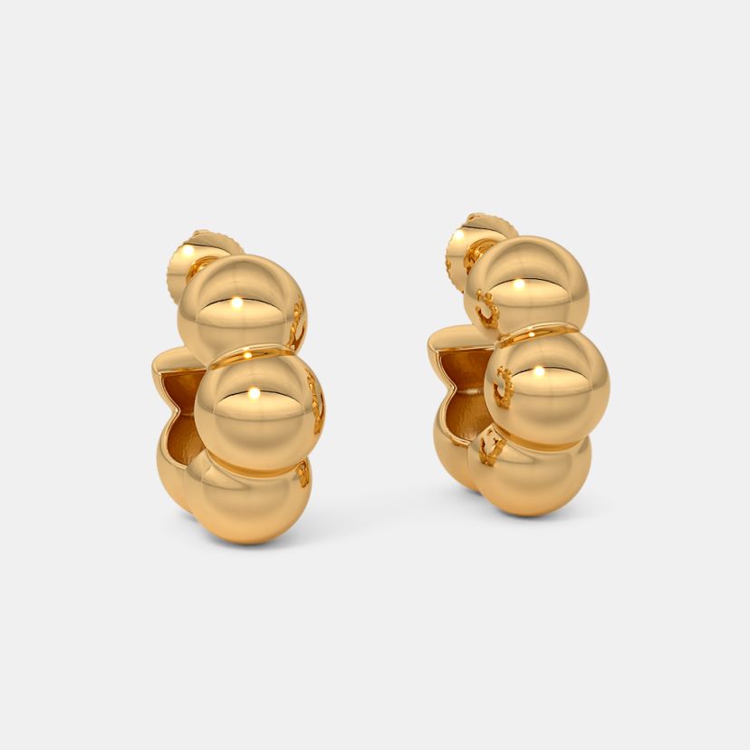 The Nacre J Hoop Earrings - image 5