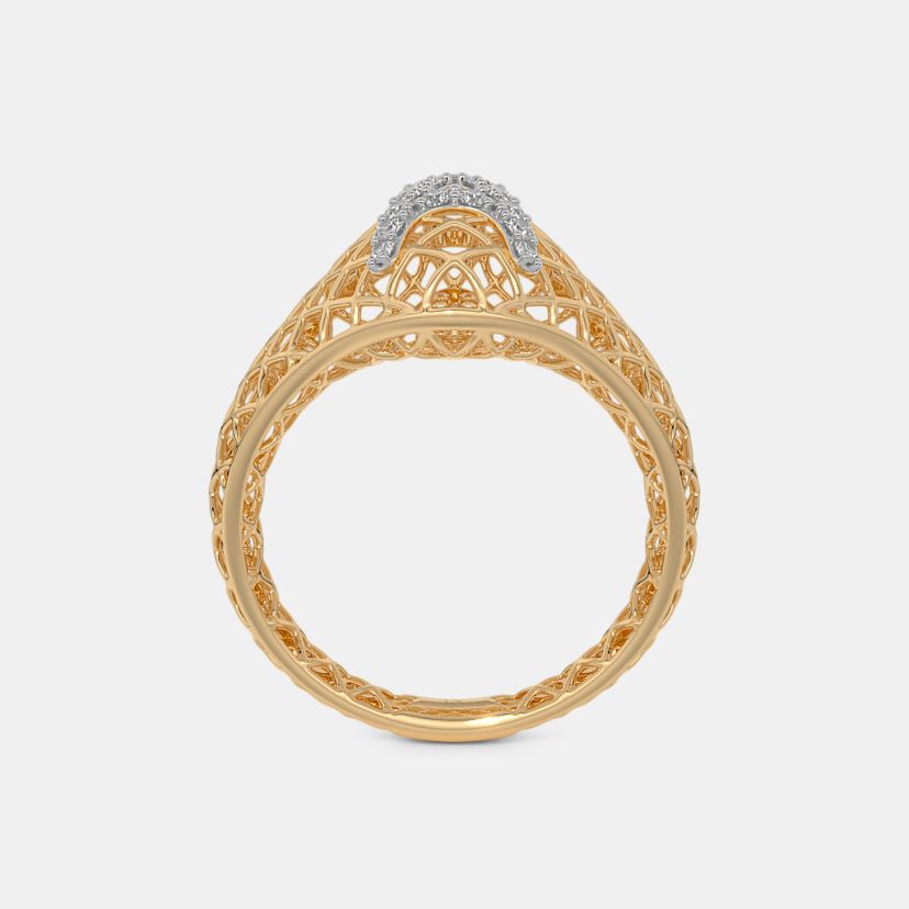 The Plump A Initial Ring - image 5