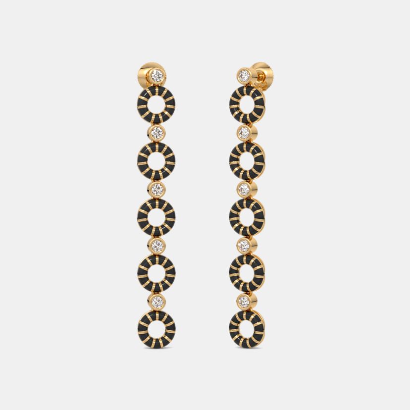 The Strippy Shoulder Duster Earrings - image 1