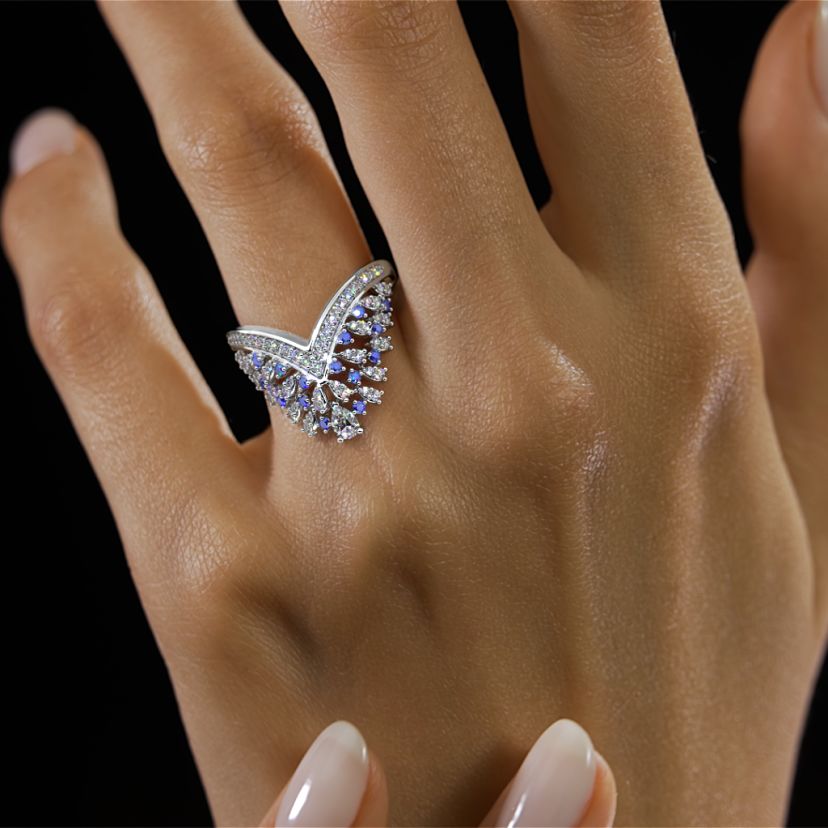 The Zhyan Chevron Ring - image 6