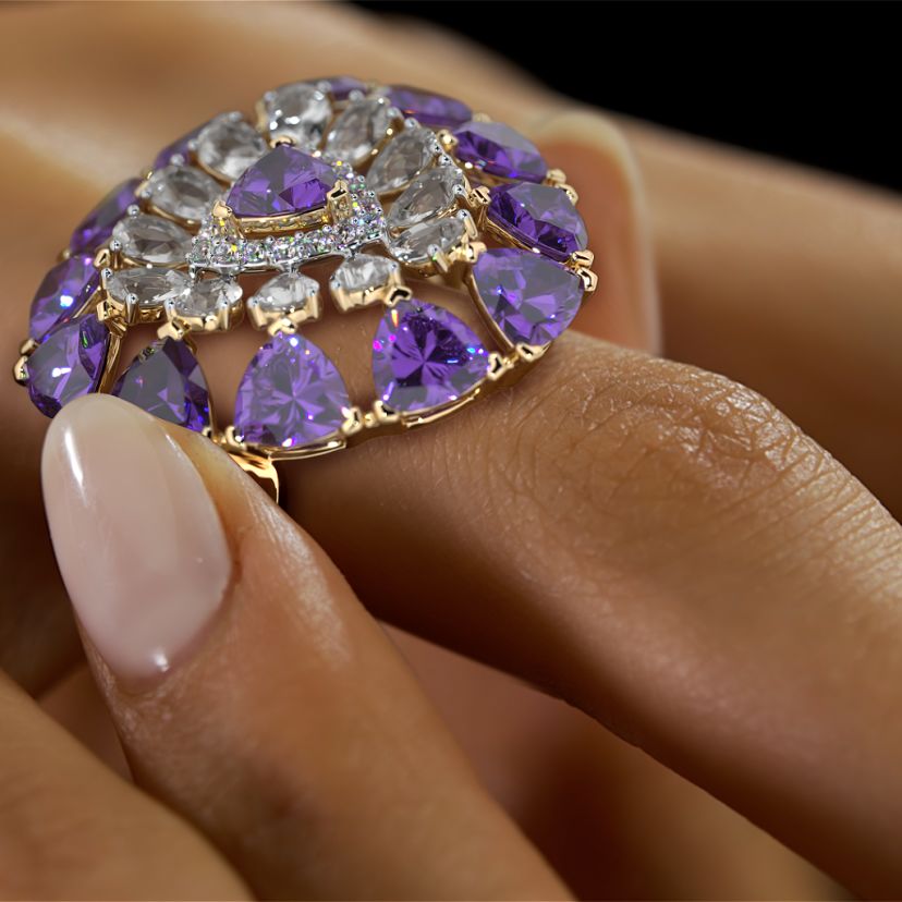The Samra Cocktail Ring - image 6