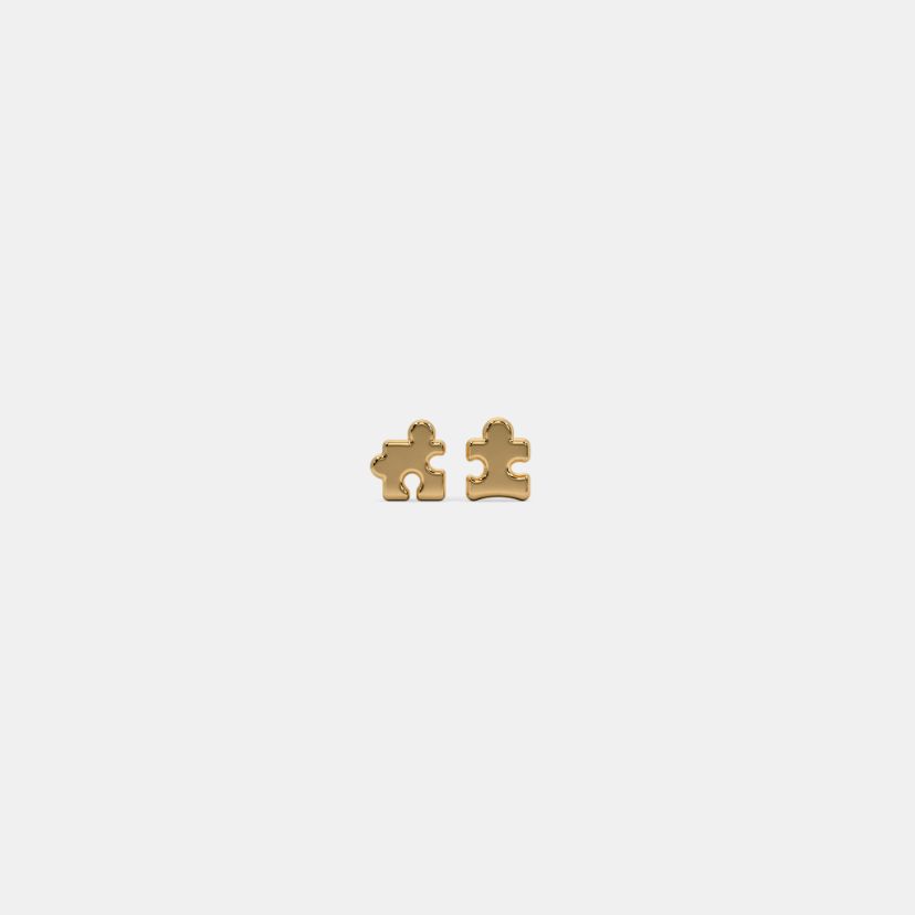 The Jigsaw Puzzle Kids Stud Earrings - image 4