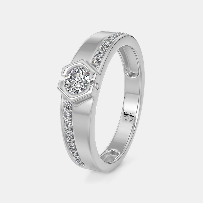 The Braden Solitaire Ring For Him - image 1