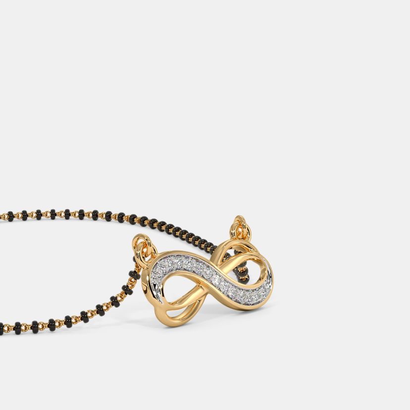 The Leesha Infinity Mangalsutra Pendant - image 7