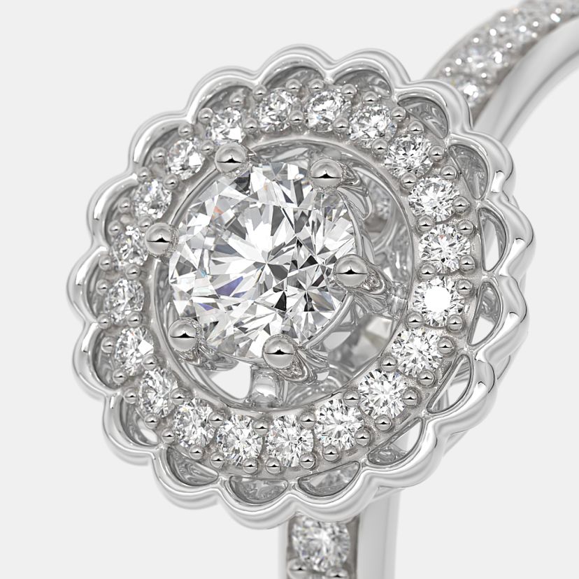 The Baleria Solitaire Ring - image 5