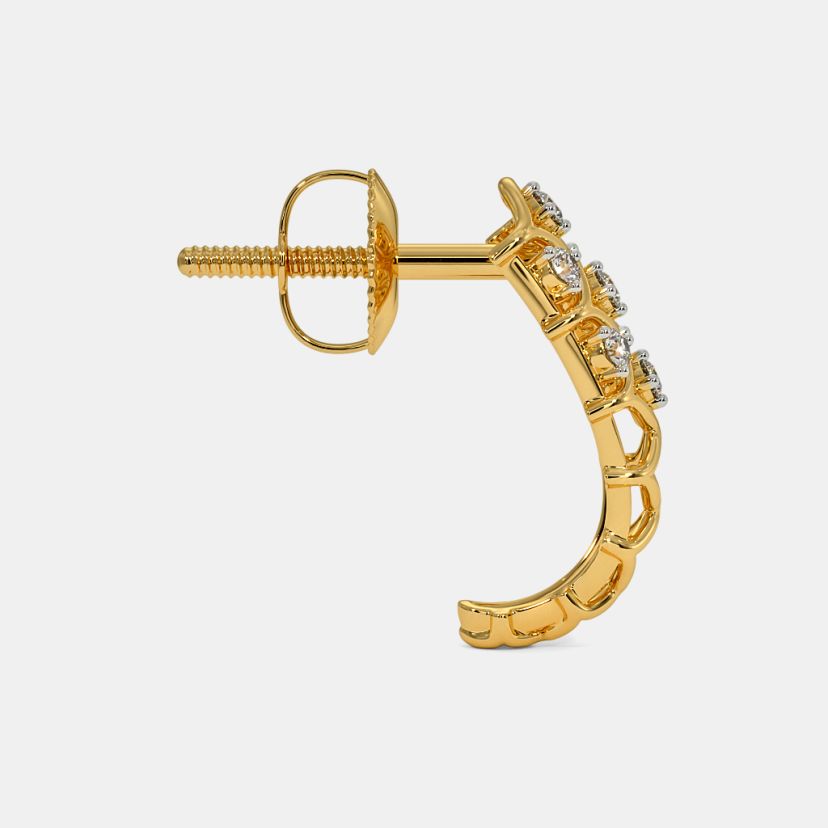 The Niyaashi J Hoop Earrings - image 7