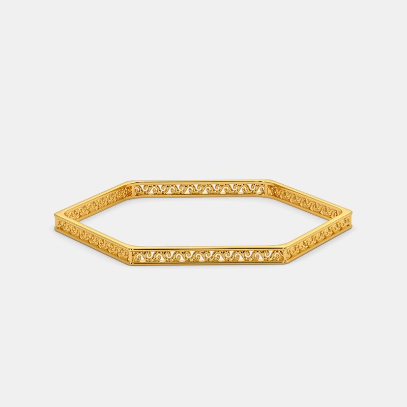 The Alani Hexagon Bangle - image 4