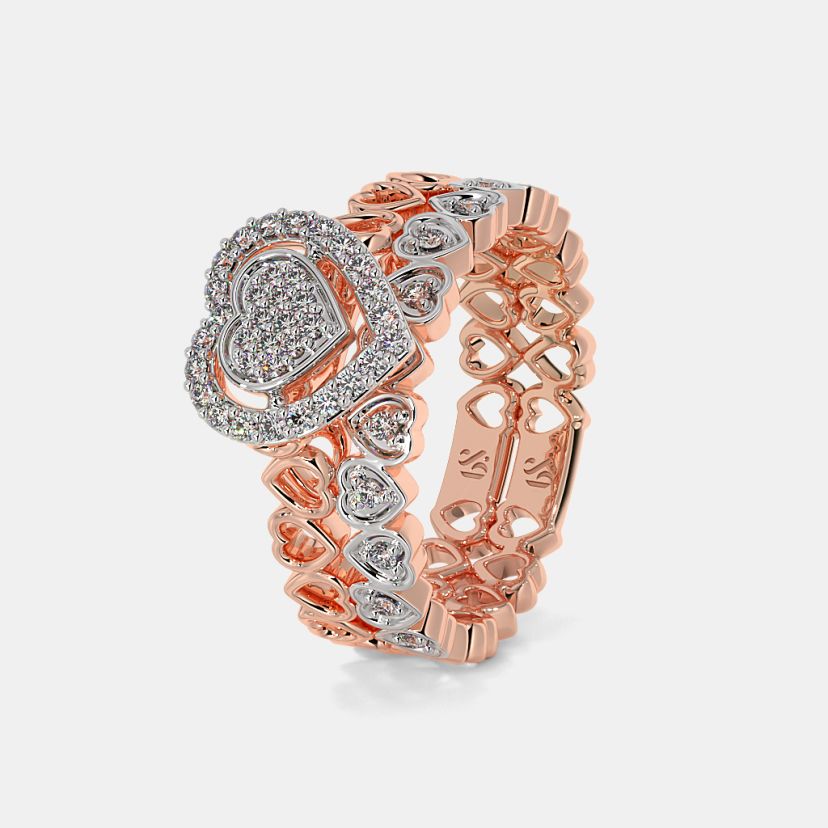 Heart shaped online rings online