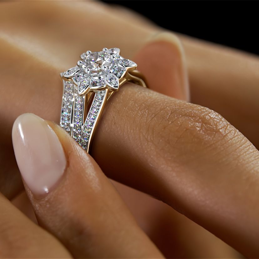 The Bonita Bridal Ring Set - image 6