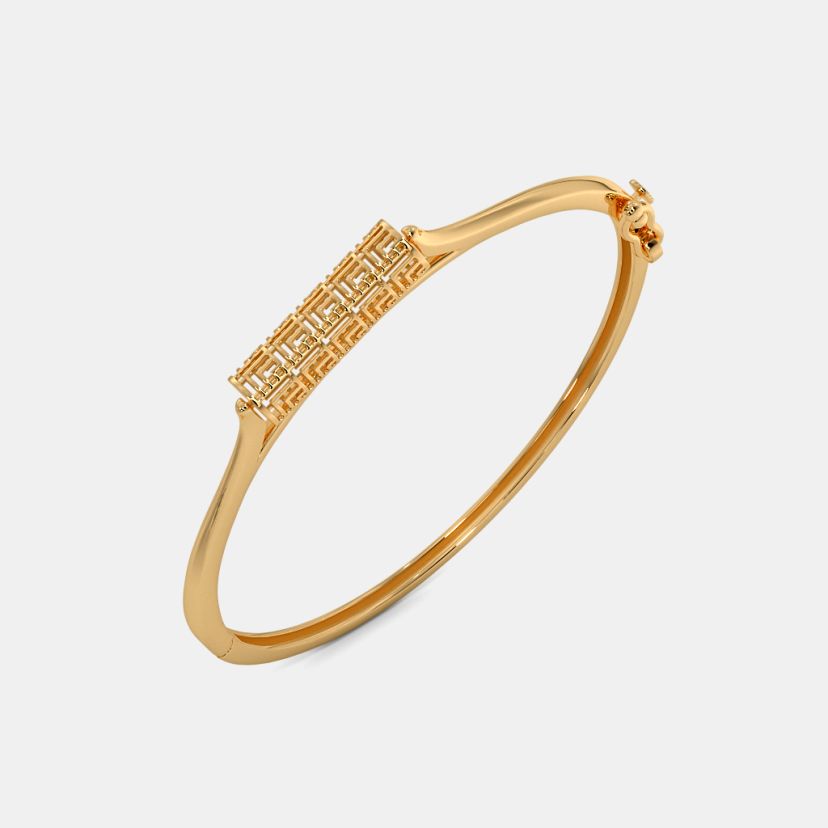 Mesmerizing One Gram Gold Bangles Design Temple Jewellery Nakshi Kada  Bracelets Online B24662