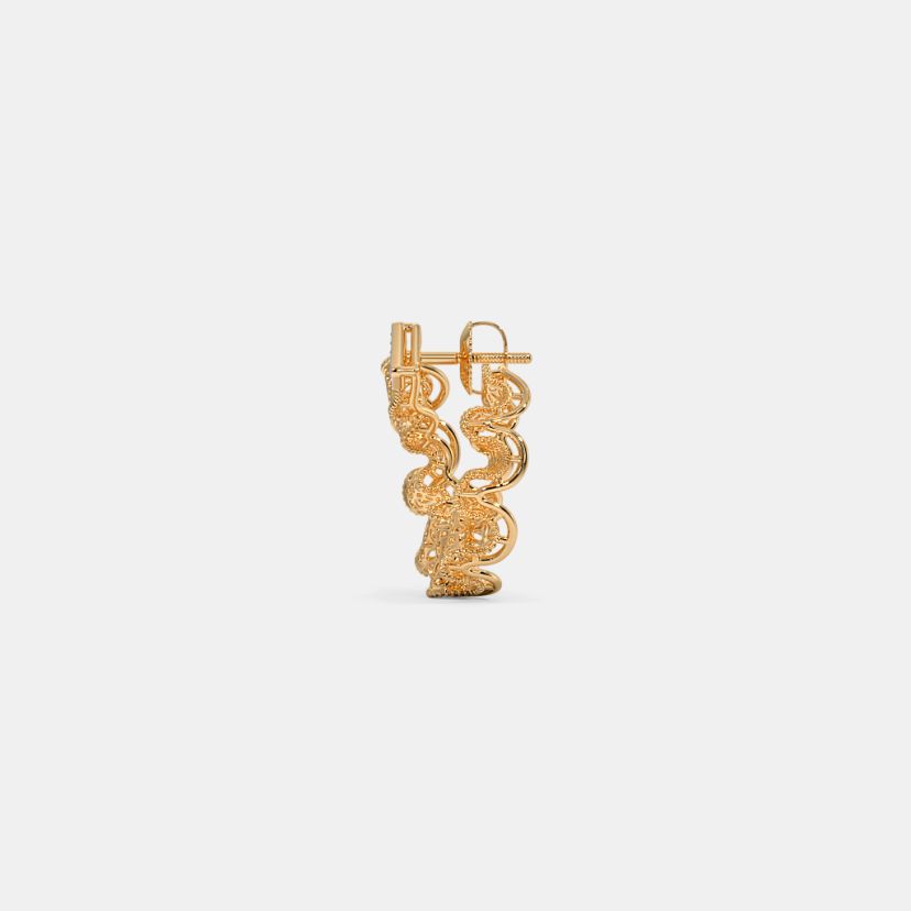 The Helene Orange Peel Earrings - image 5