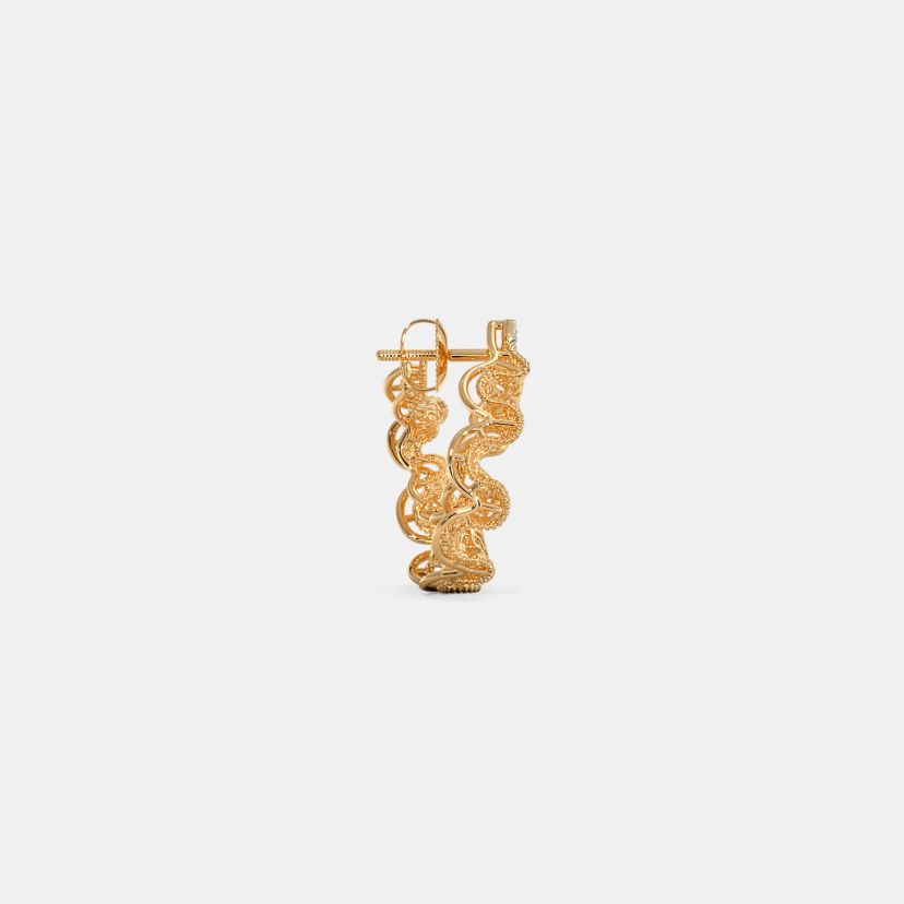 The Helene Orange Peel Earrings - image 7