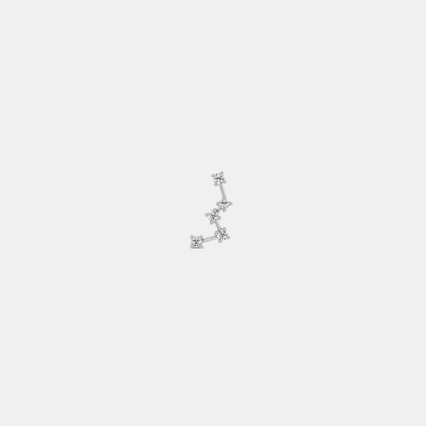 The Cassiopeia Constellation Multi Pierced Stud Earrings - image 6