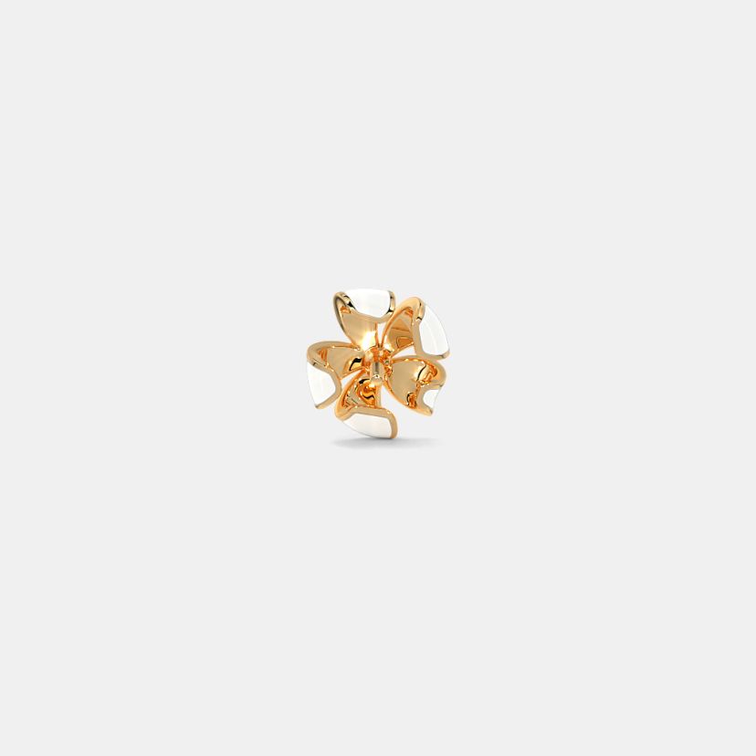 The White Frangipani Stud Earrings - image 8