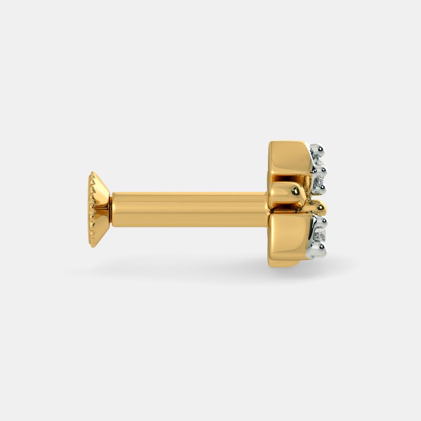 The Fuchsia Nose Screw - Side View 1