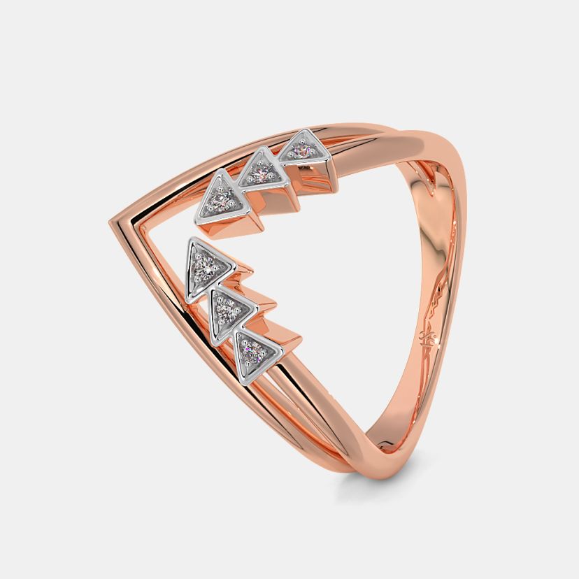 The Yvonne Chevron Ring - image 1