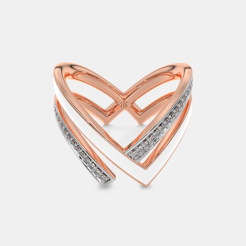 The Denise Chevron Ring - image 7