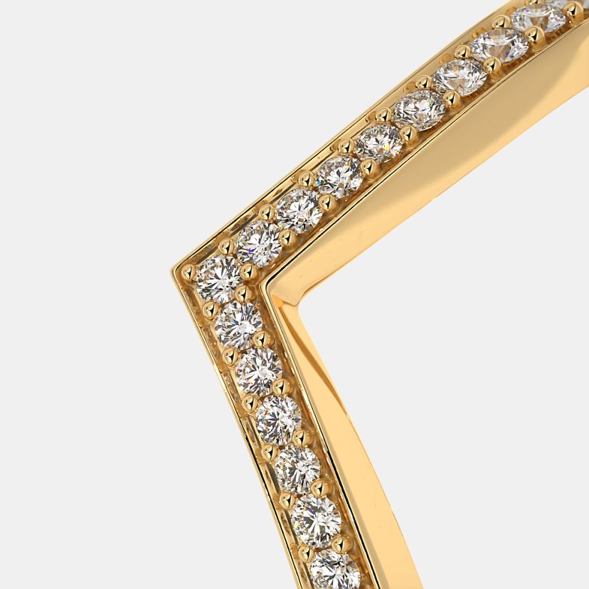 The Ellaine Chevron Ring - image 5
