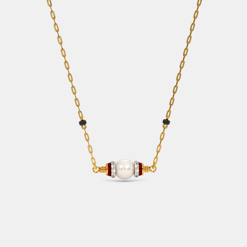Pearl mangalsutra online store shopping