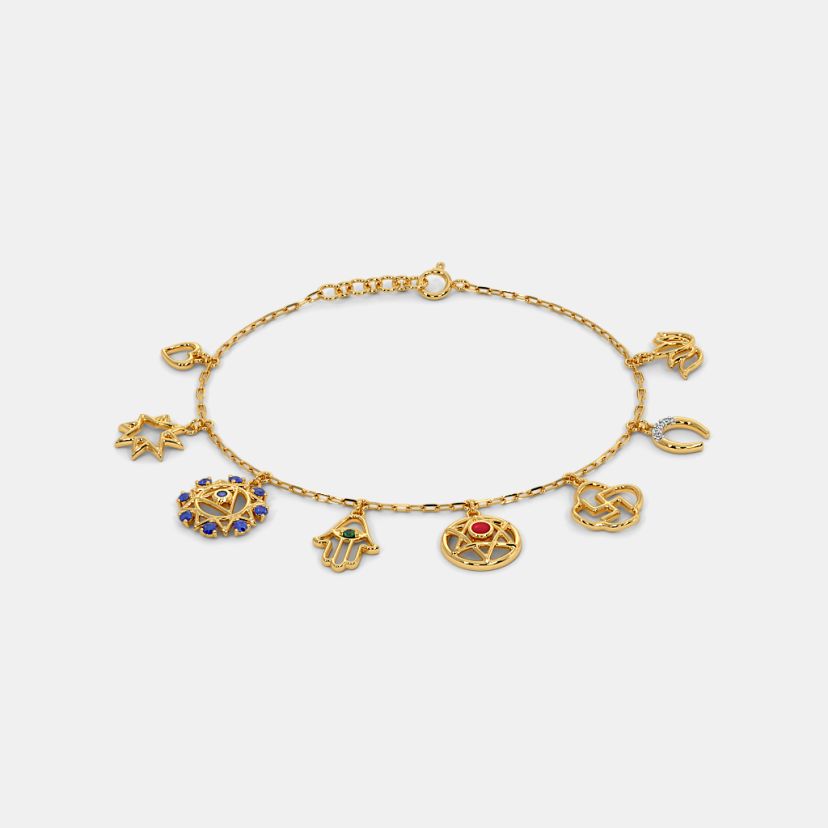 Stylish Golden Wires Cuff Bangle Bracelet  Neshe Fashion Jewelry