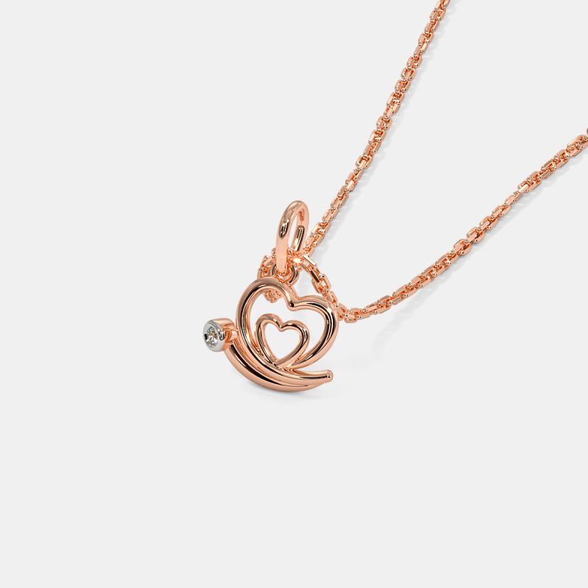 Single stone pendant online discount