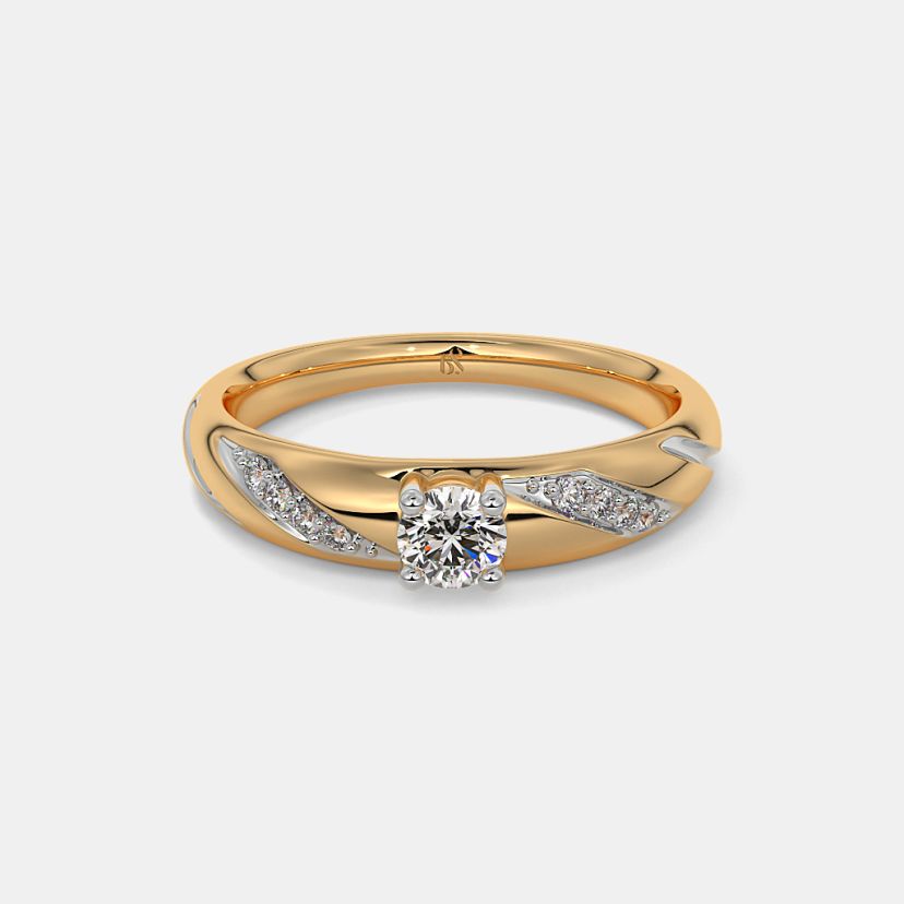 The Shaye Solitaire Band For Her - image 7