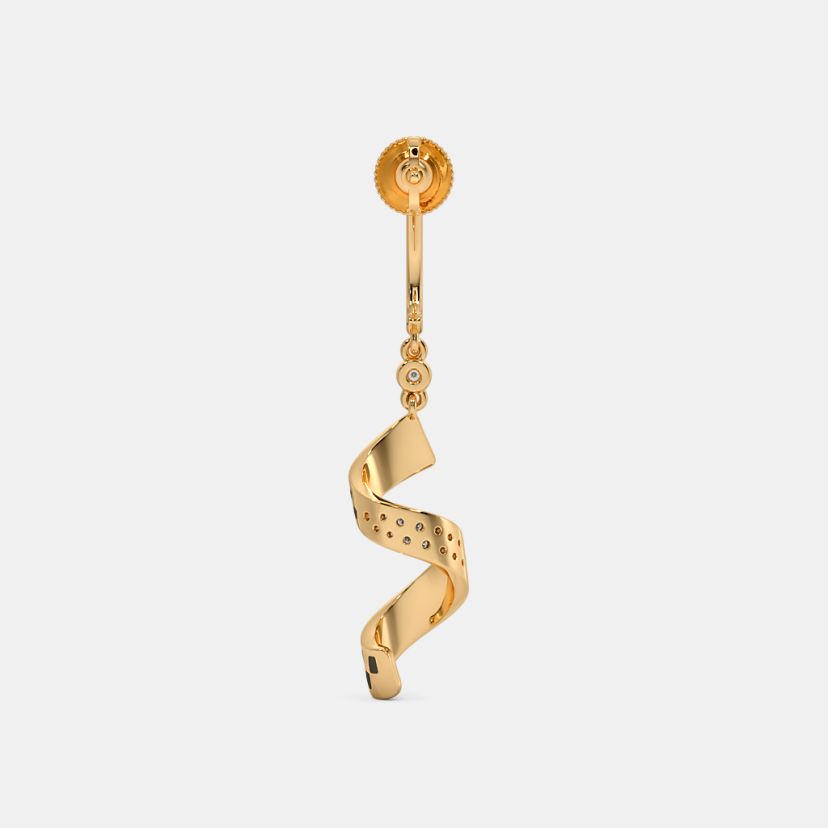 The Chessboard Dangle Hoop Earrings - image 6