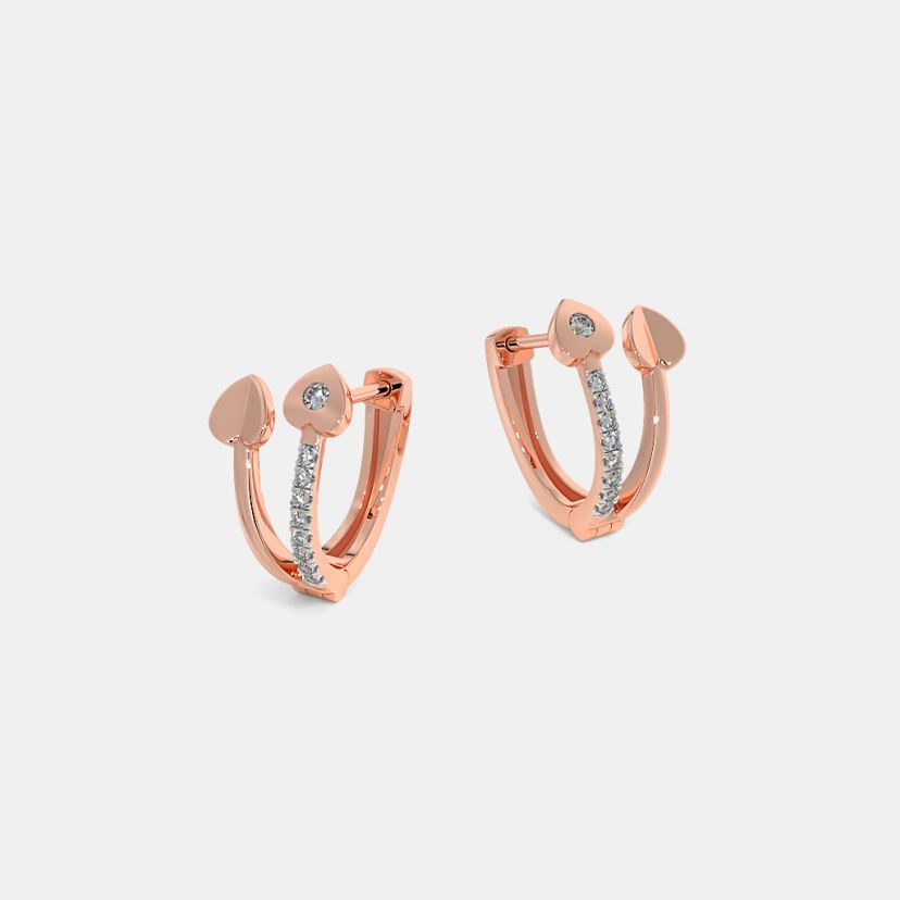 The Leontina Multi Pierced Hoop Earrings - image 5
