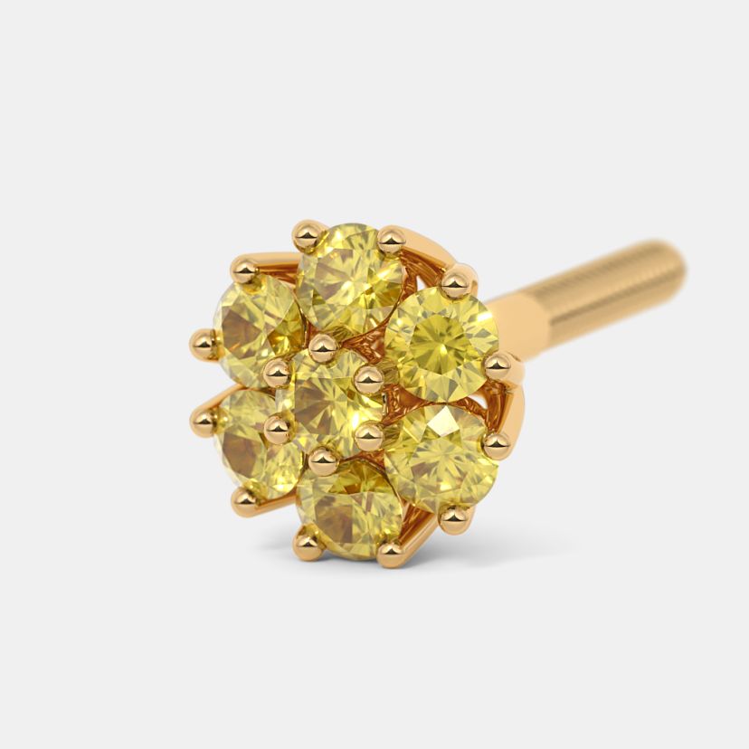 The Yellow Sapphire Azerbaijan Stud Earrings - image 5