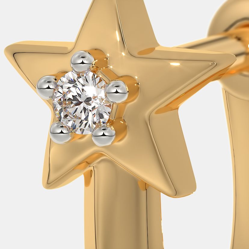 The Maka Multi Pierced Hoop Earrings - image 4