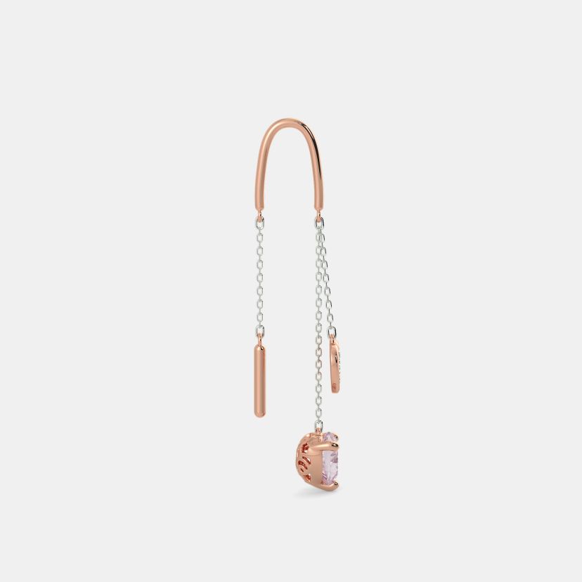 The Cira Rose Quartz Earrings - image 6