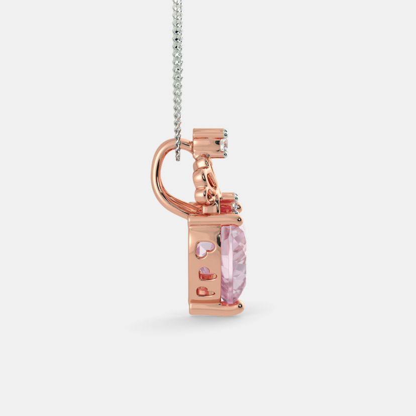 The Fiorella Rose Quartz Pendant - image 5