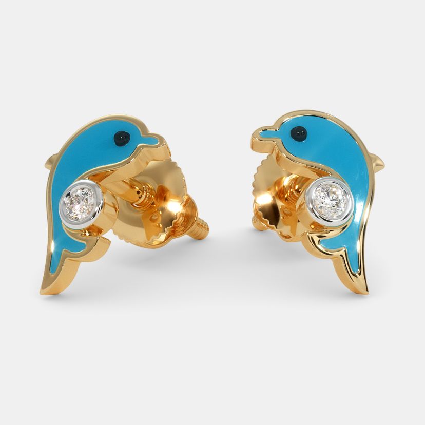The Friendly Dolphins Earrings for Kids - image 1