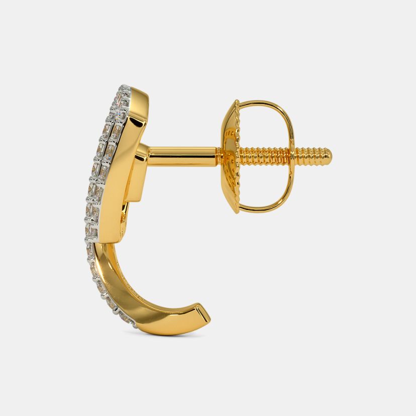 The Effervescent J Hoop Earrings - image 5
