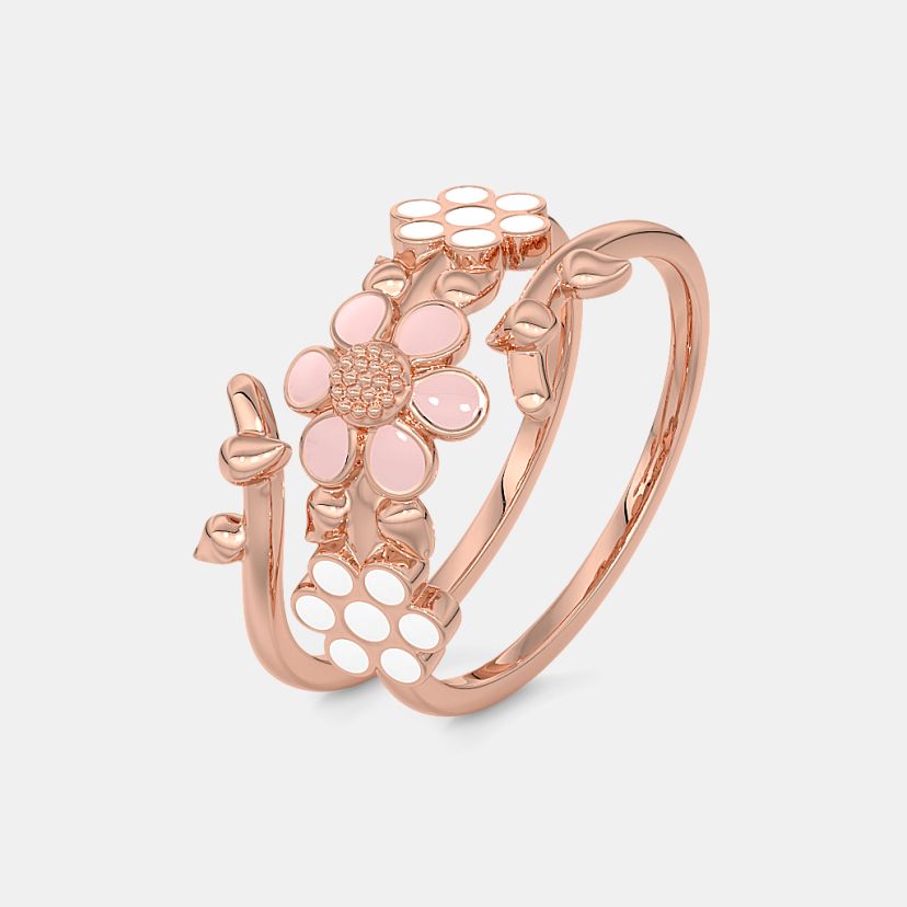 The Trifoliate Spiral Ring - image 1
