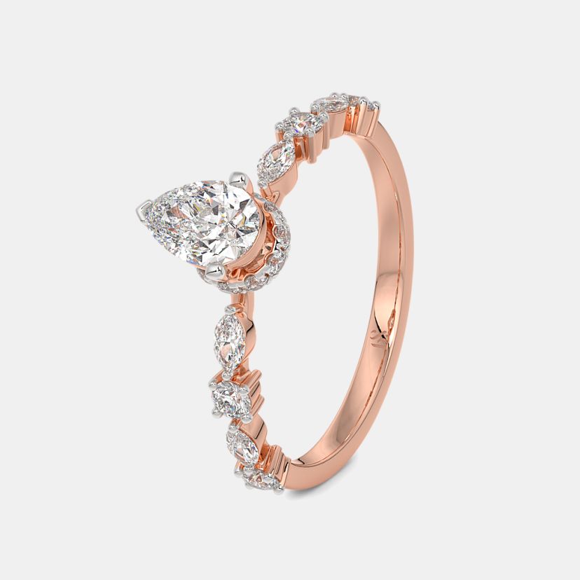 The Luna E Stelle Solitaire Ring - image 1
