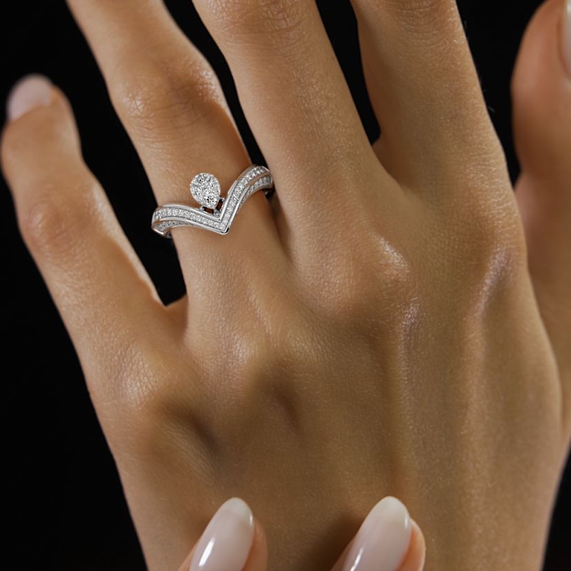 The Oenothera Chevron Ring - image 4