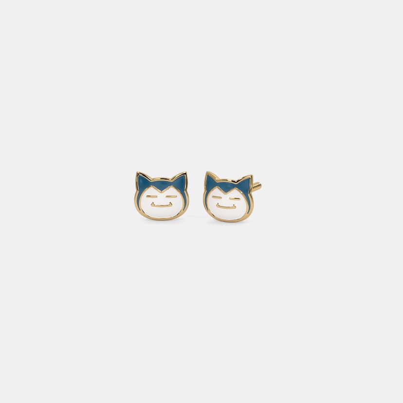 The Snorlax Stud Earrings - image 1