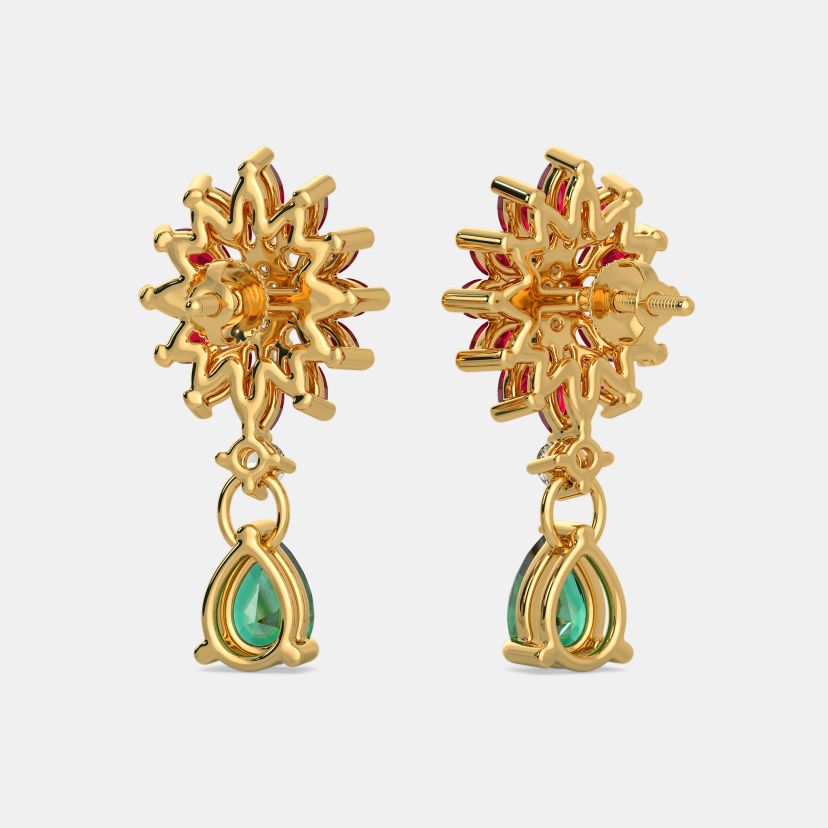 The Mystic Floriated Drop Earrings - image 8