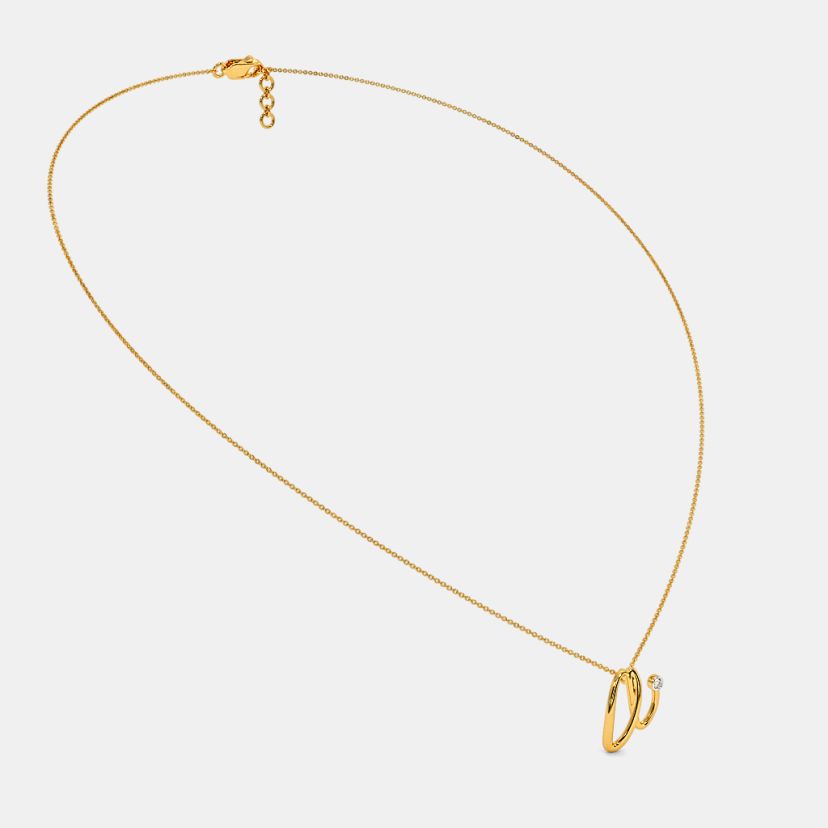 The Cursive A Necklace - image 7