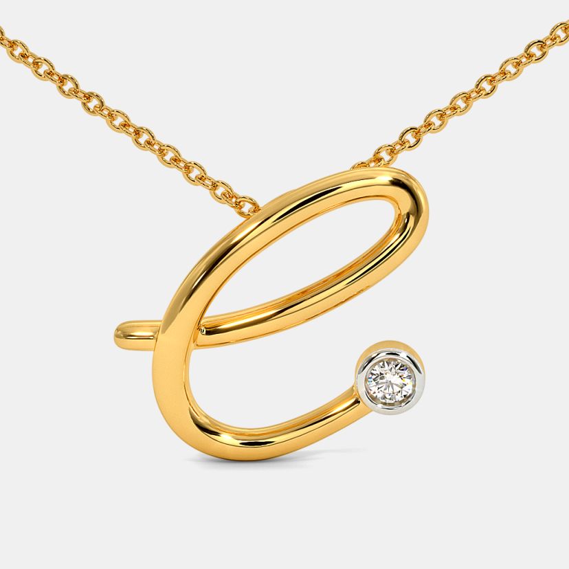 The Cursive E Necklace - image 5